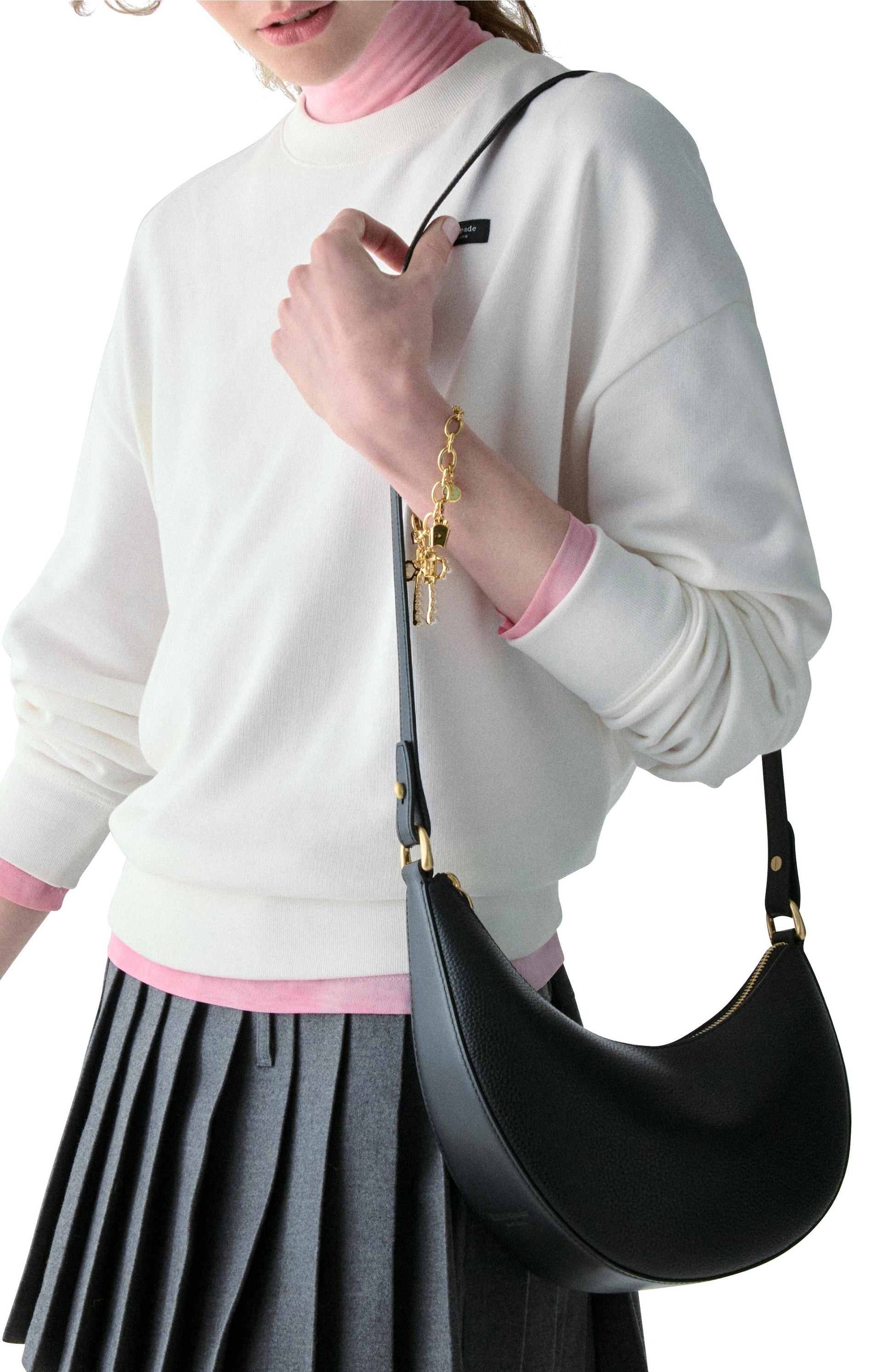 KM218-Duo Crossbody Bag-Black