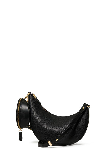 KM218-Duo Crossbody Bag-Black