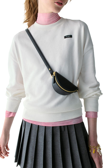 KM218-Duo Crossbody Bag-Black