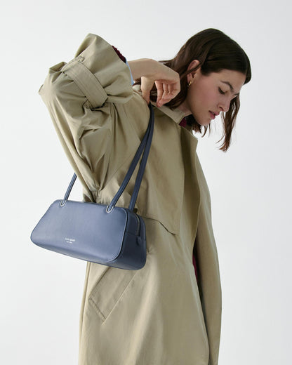 Grace Glazed Leather East-West Shoulder