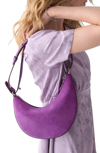 KM223-Duo Suede Crossbody-Nightshade
