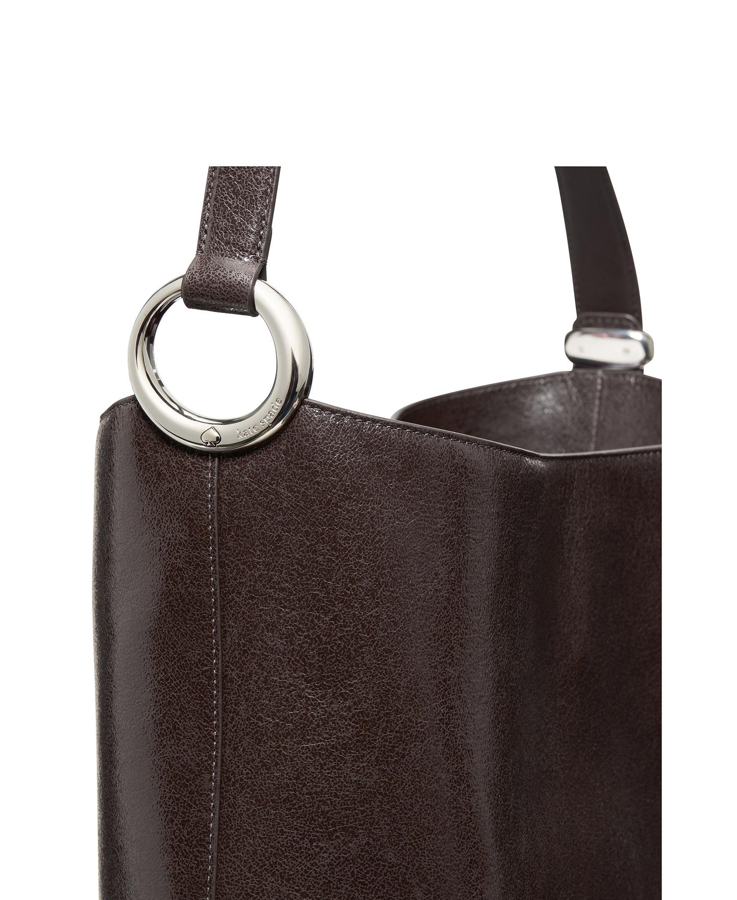 Halo Glazed Leather Large Bucket