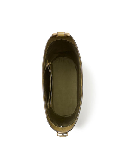 Halo Glazed Leather Large Bucket