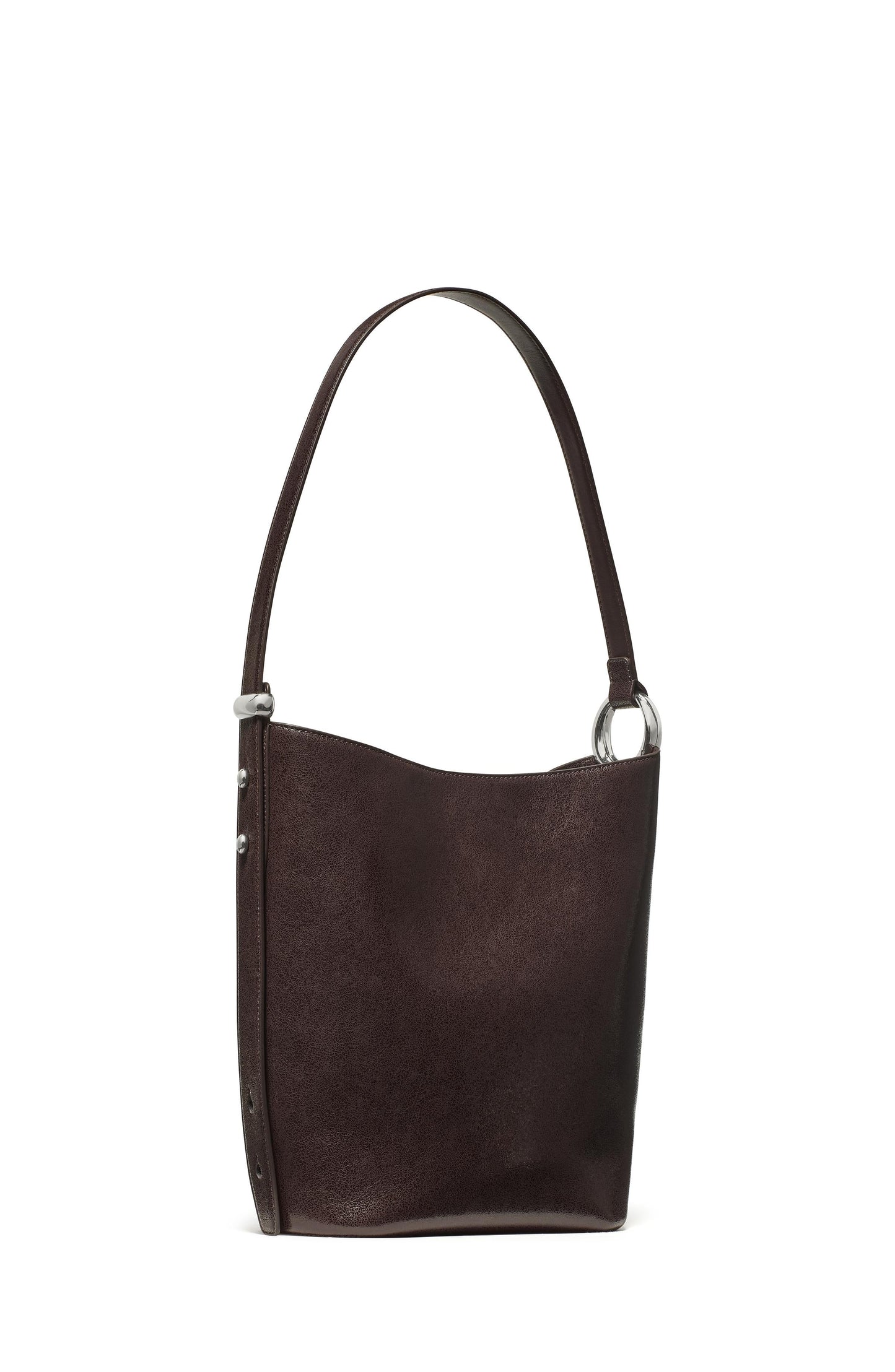 Halo Glazed Leather Bucket