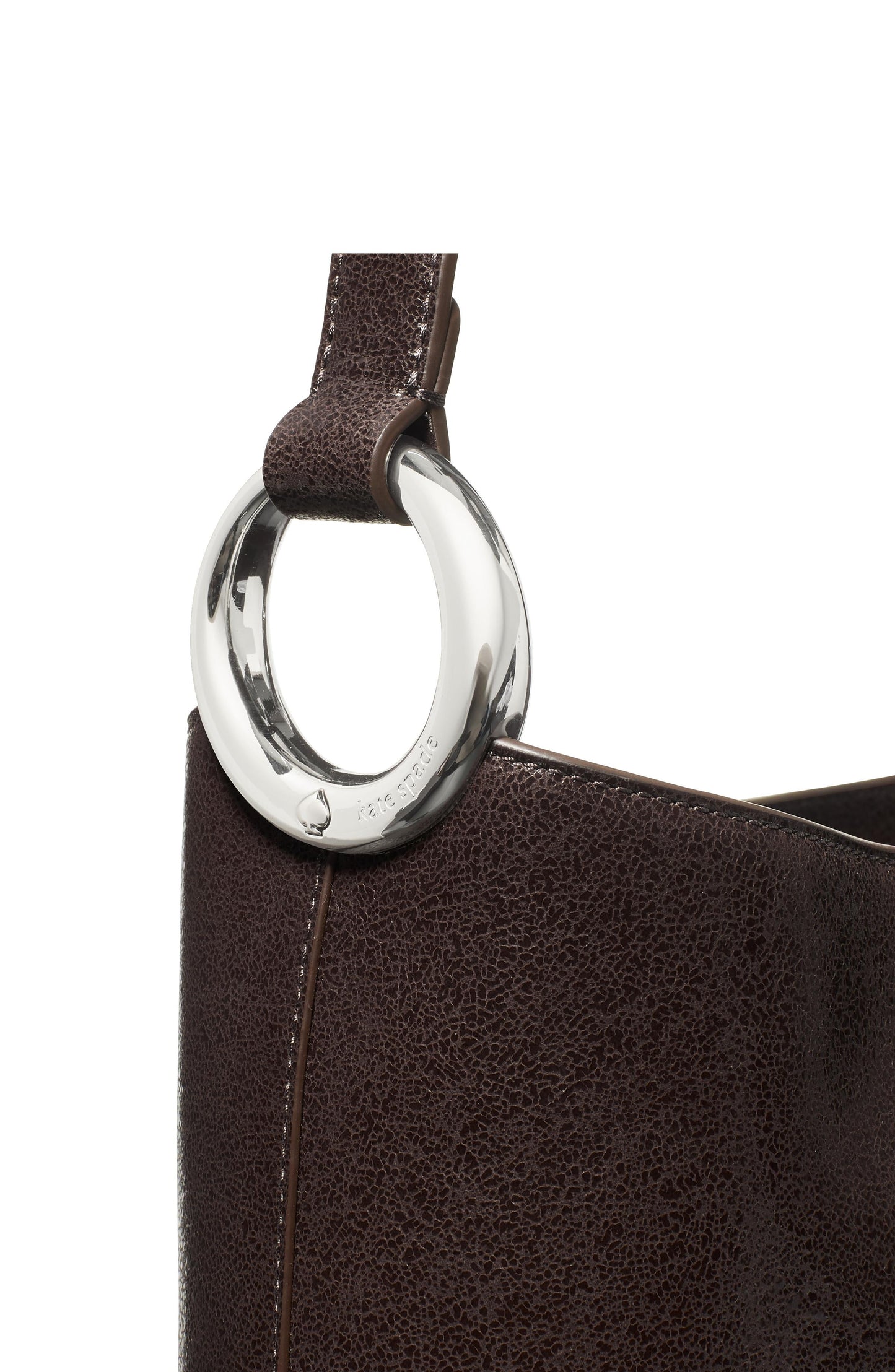 Halo Glazed Leather Bucket