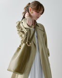 Halo Glazed Leather Bucket