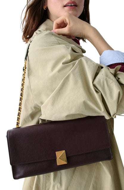 KM263-Deco Soft Shoulder Bag-Blackberry Jam