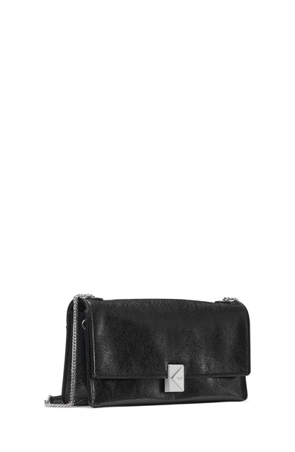 Deco Glazed Leather Soft Shoulder Bag