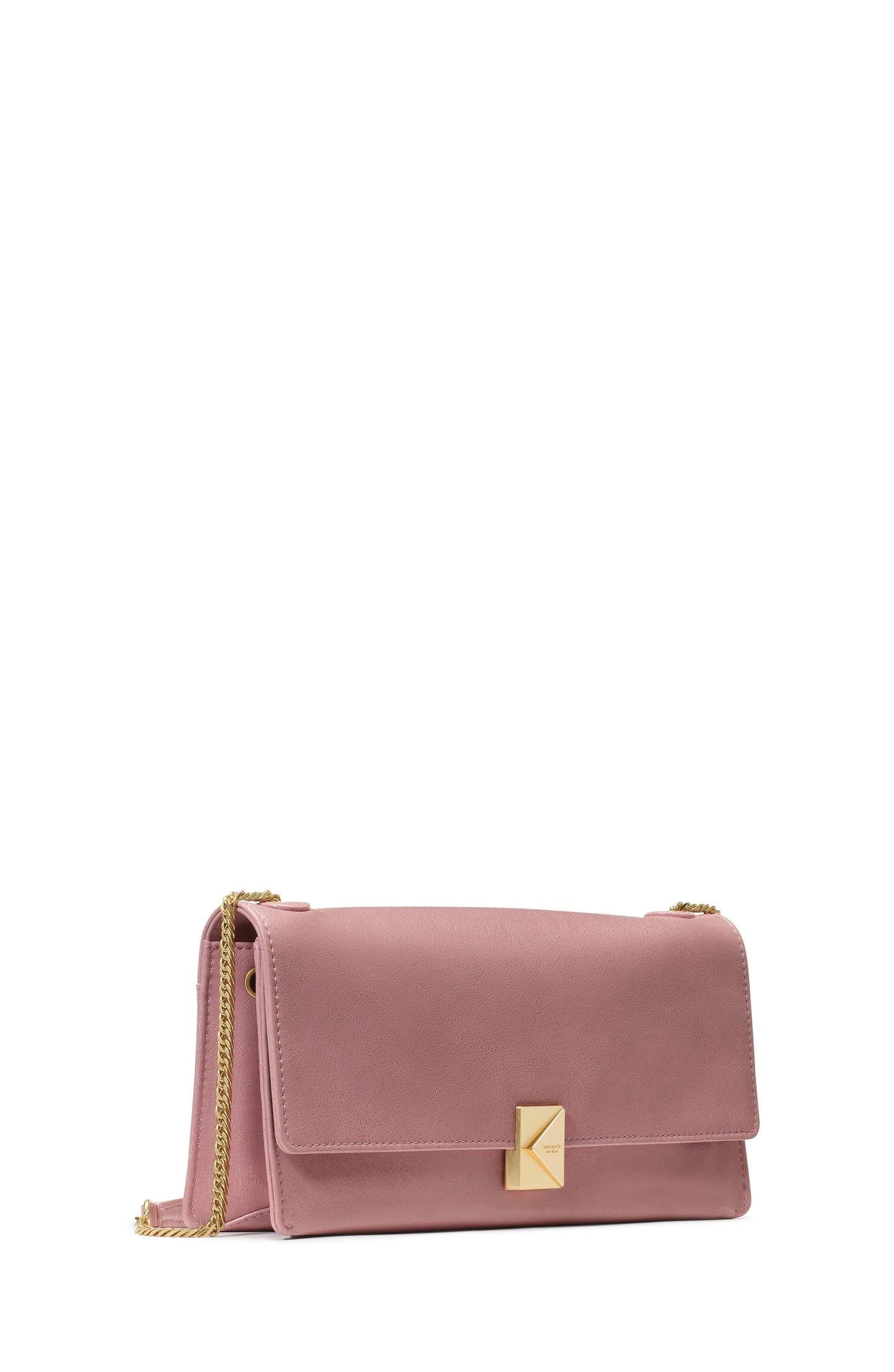 Deco Glazed Leather Soft Shoulder Bag
