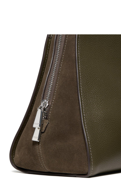 Do It All Pebbled Leather And Suede Maise Carryall