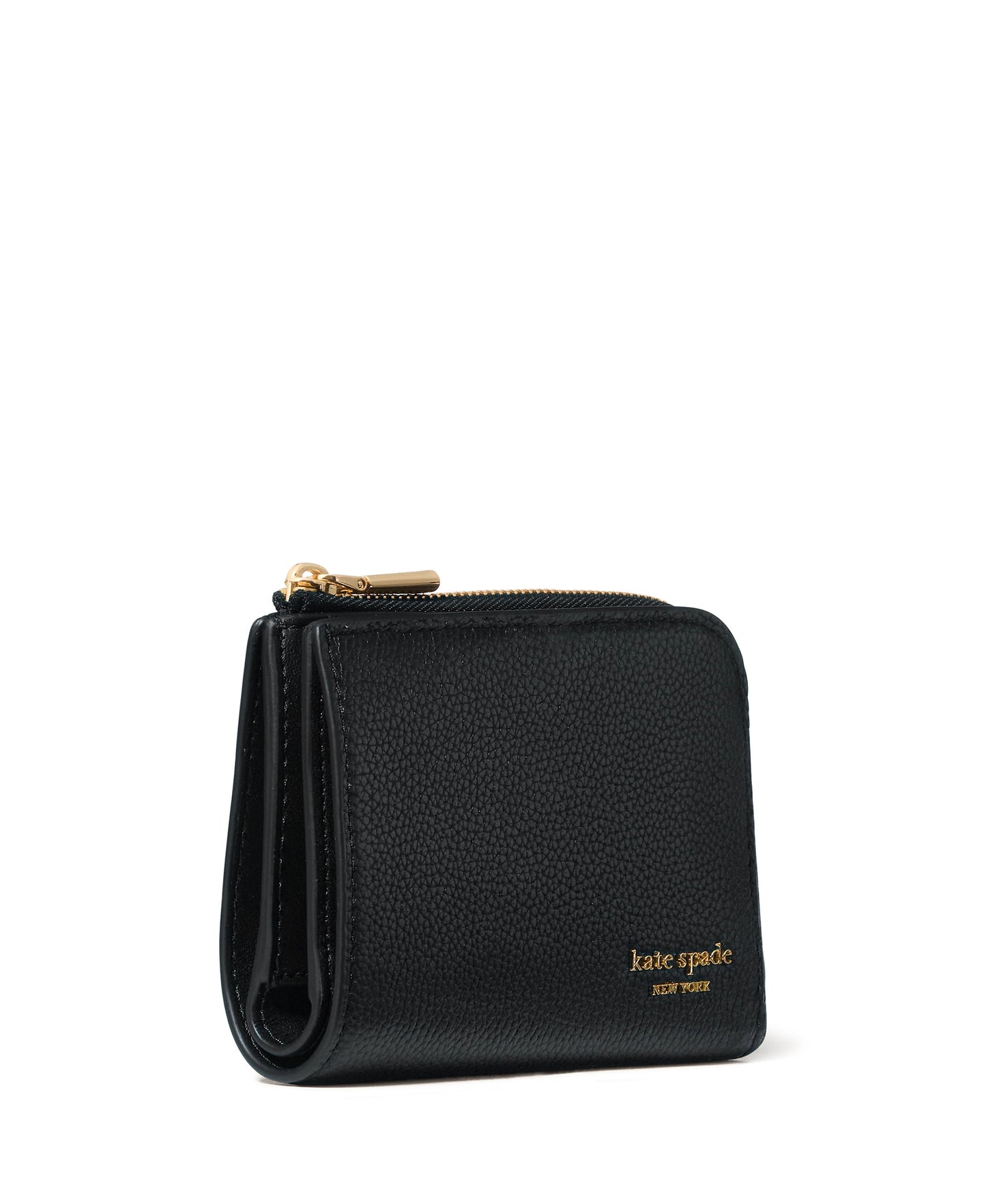 Devin Pebbled Leather Small Compact Wallet