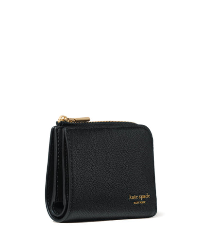 Devin Pebbled Leather Small Compact Wallet