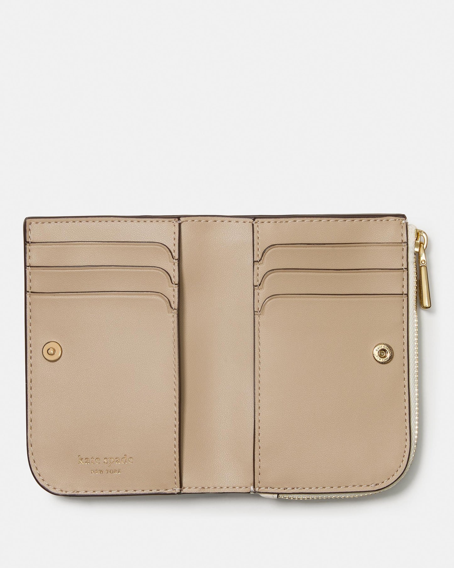 Devin Pebbled Leather Small Compact Wallet