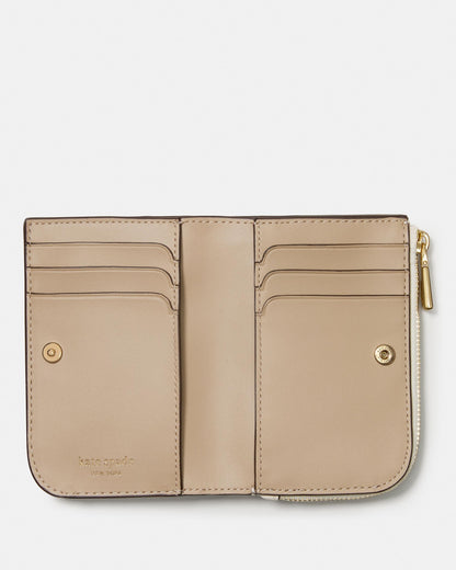 Devin Pebbled Leather Small Compact Wallet