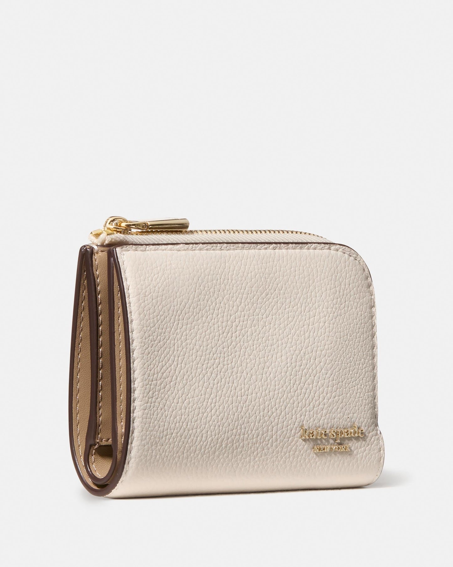 Devin Pebbled Leather Small Compact Wallet