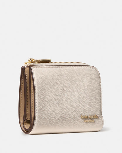 Devin Pebbled Leather Small Compact Wallet