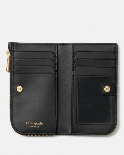Devin Pebbled Leather Small Slim Bifold Wallet