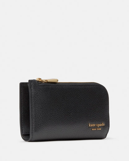 Devin Pebbled Leather Small Slim Bifold Wallet
