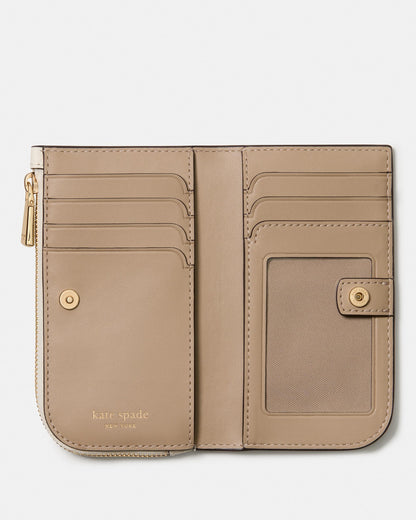 Devin Pebbled Leather Small Slim Bifold Wallet