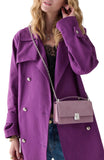 KM388-Deco Suede Mini Crossbody-Market Purple
