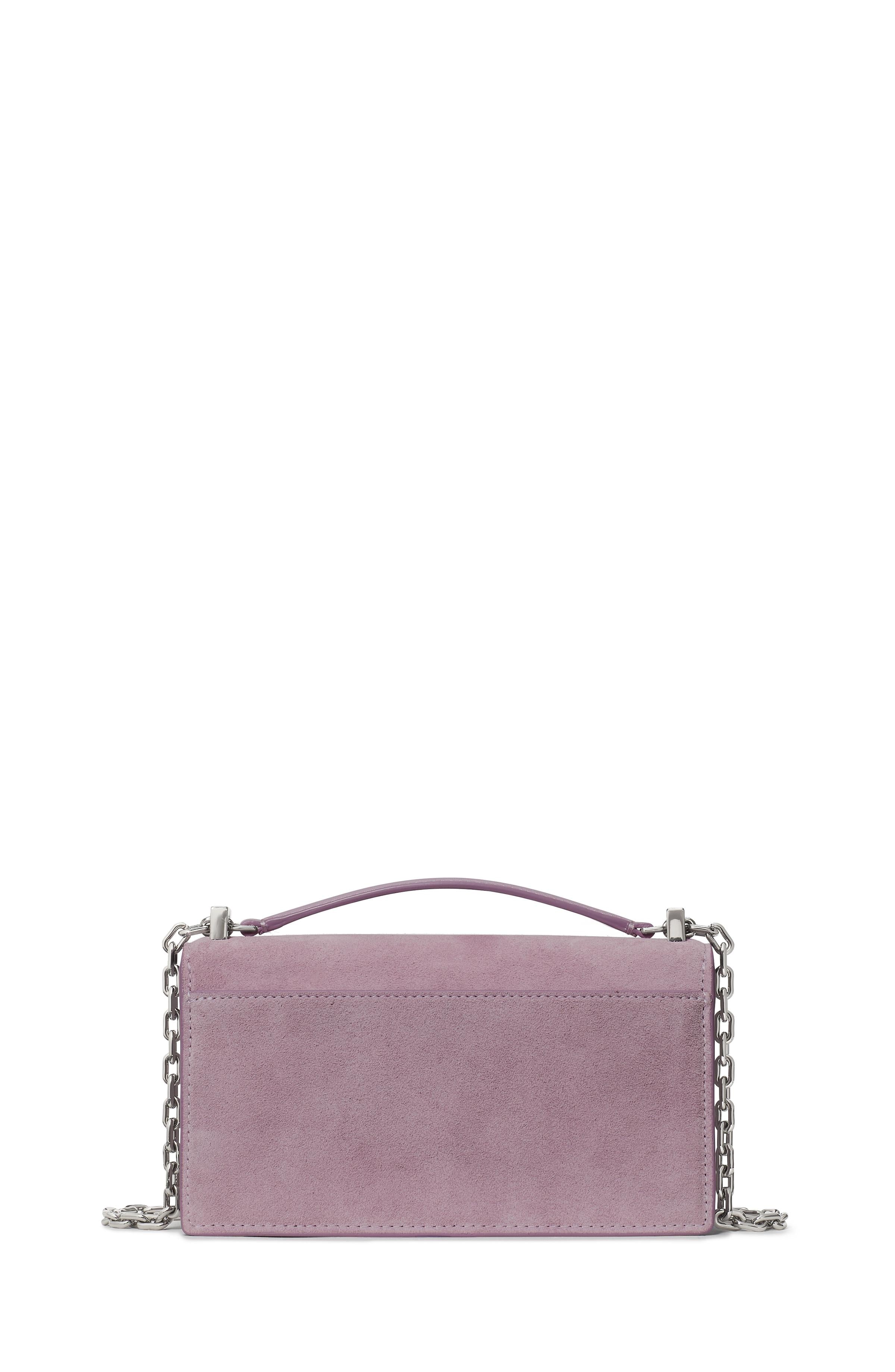 KM388-Deco Suede Mini Crossbody-Market Purple