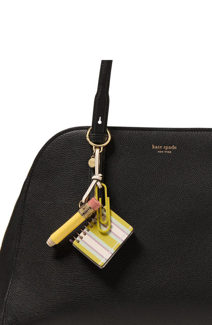 Charmed Mixed Material Pencil Bag Charm
