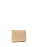 Grace Fine Grain Leather Card Case Trifold Wallet