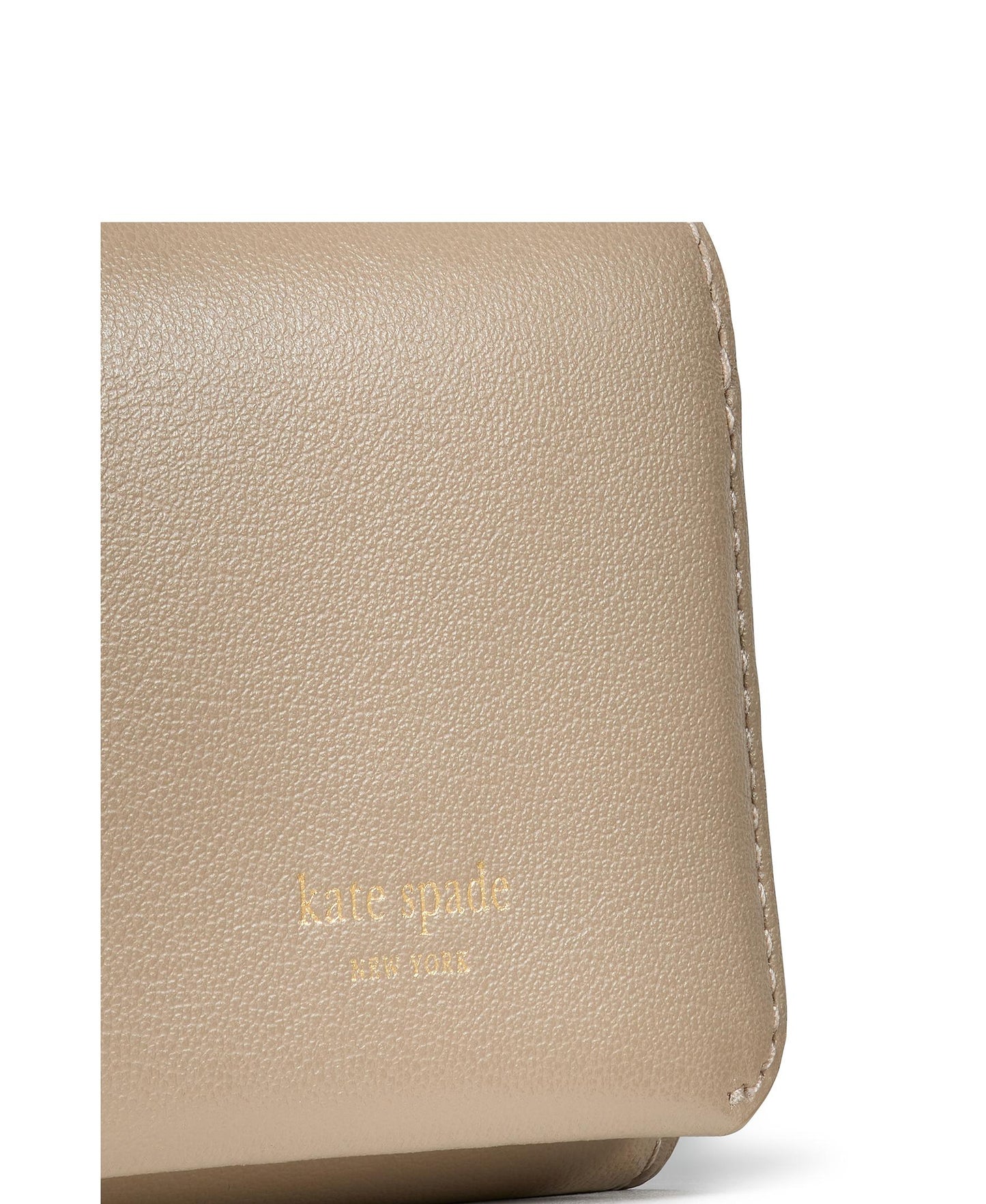 Grace Fine Grain Leather Card Case Trifold Wallet