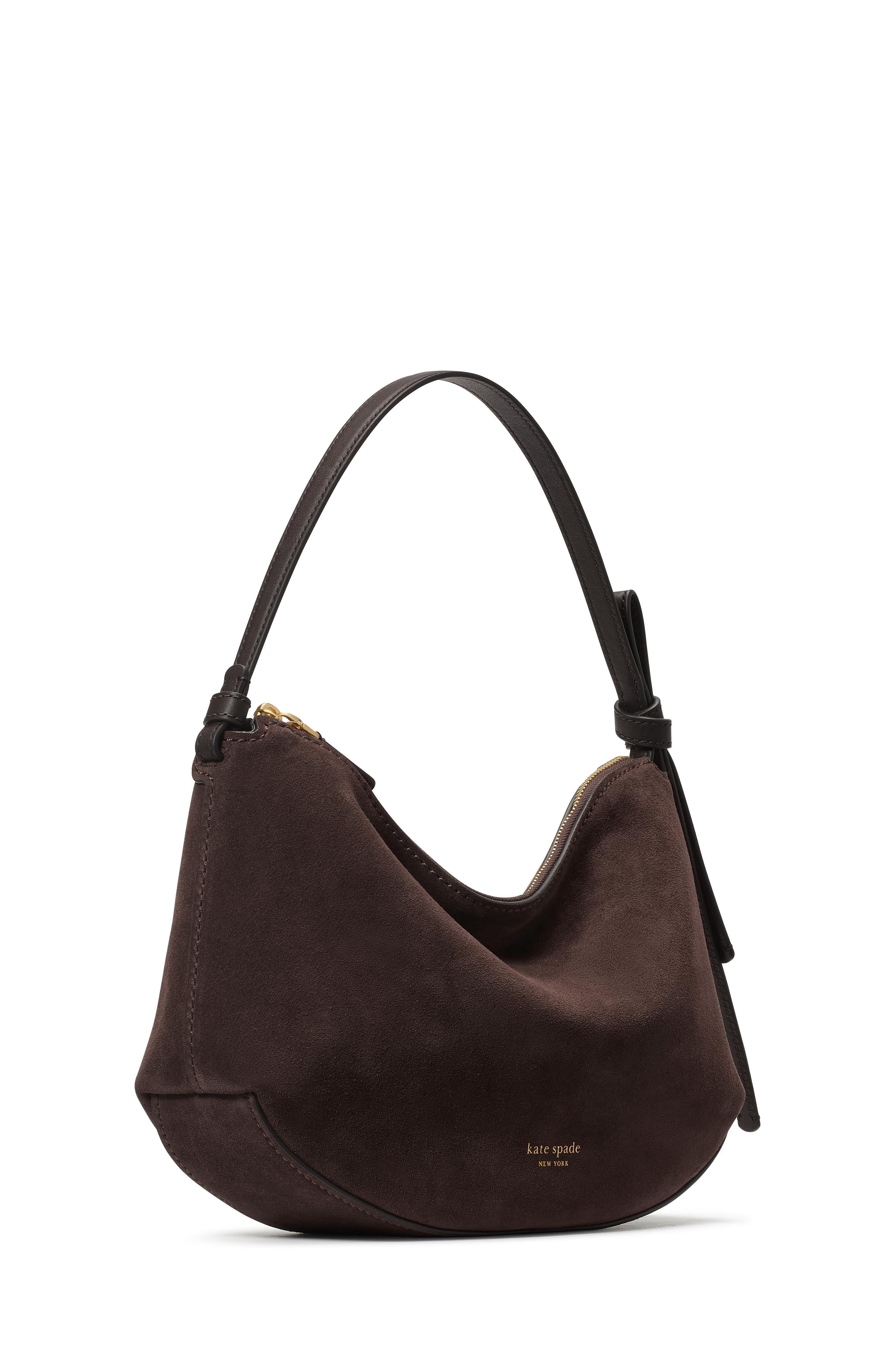 KM484-Loop Suede Shoulder Bag-Hot Fudge Multi