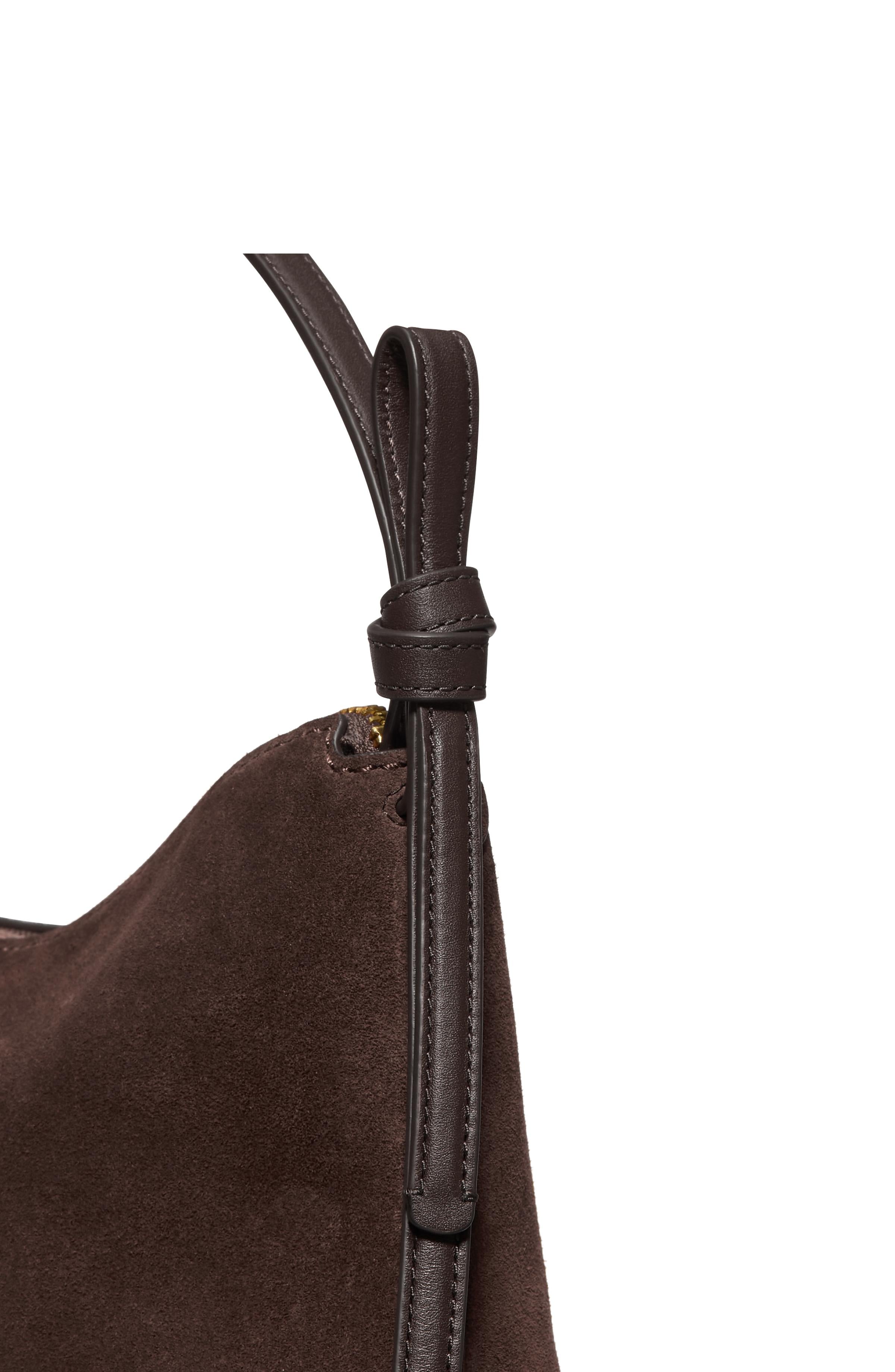 KM484-Loop Suede Shoulder Bag-Hot Fudge Multi