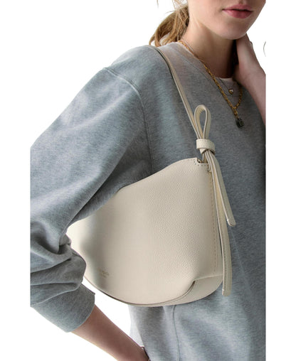 Loop Pebbled Leather Shoulder Bag