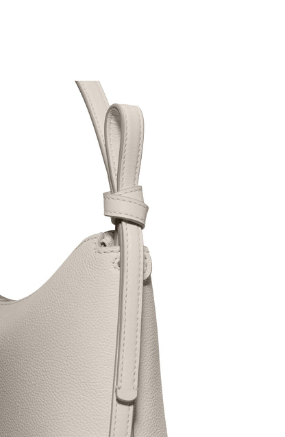 Loop Pebbled Leather Shoulder Bag