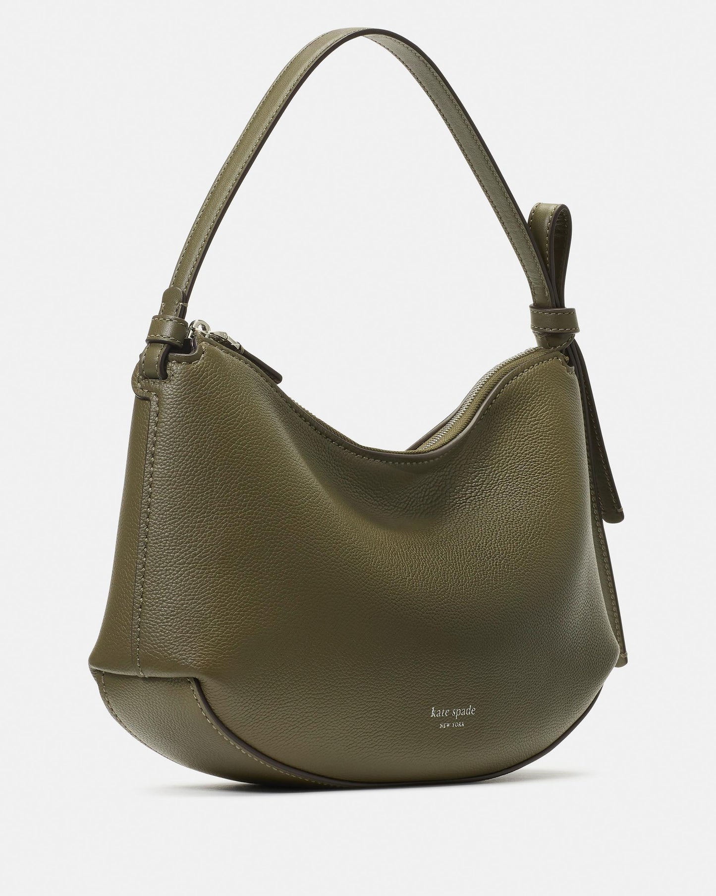 Loop Pebbled Leather Shoulder Bag