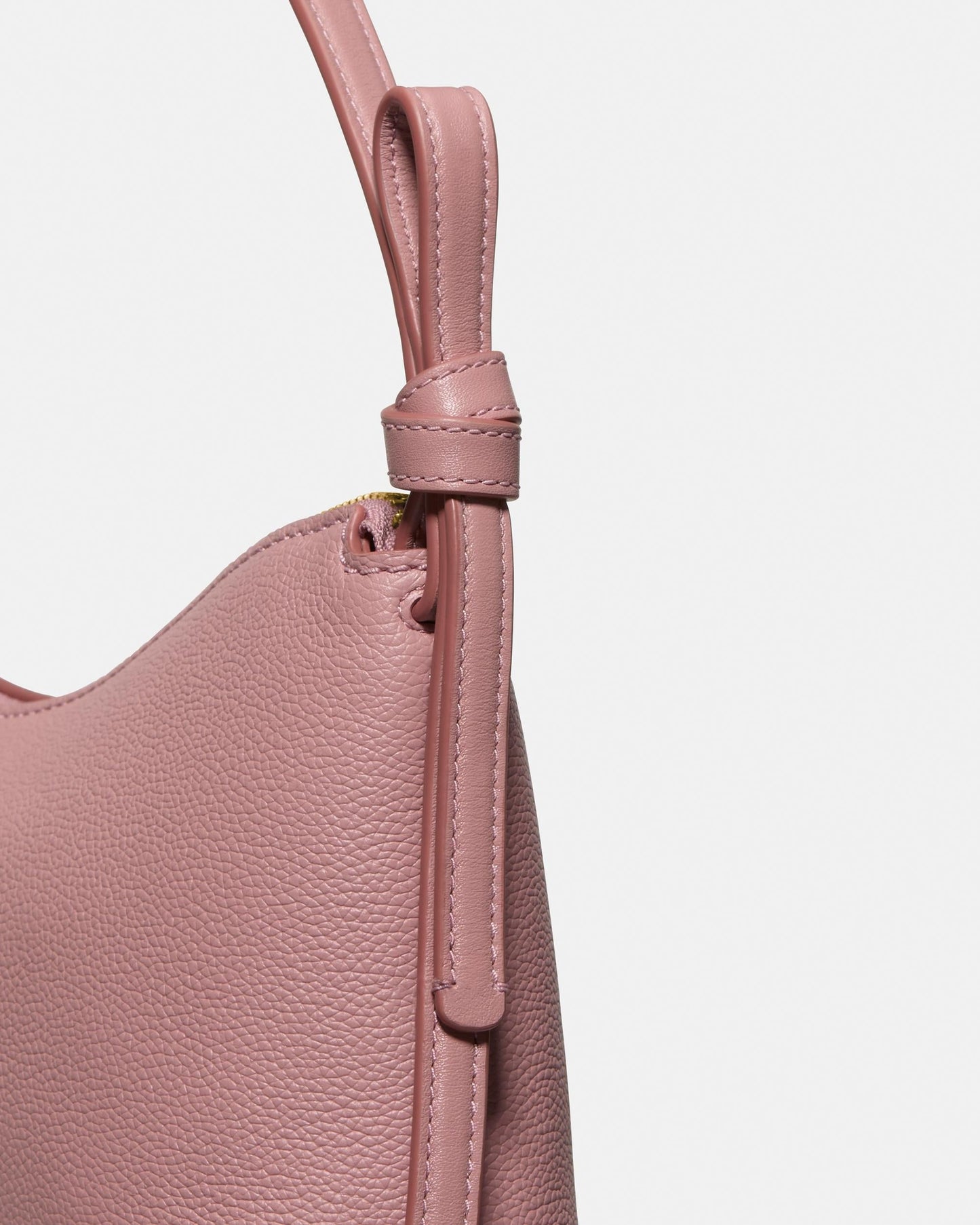 Loop Pebbled Leather Shoulder Bag
