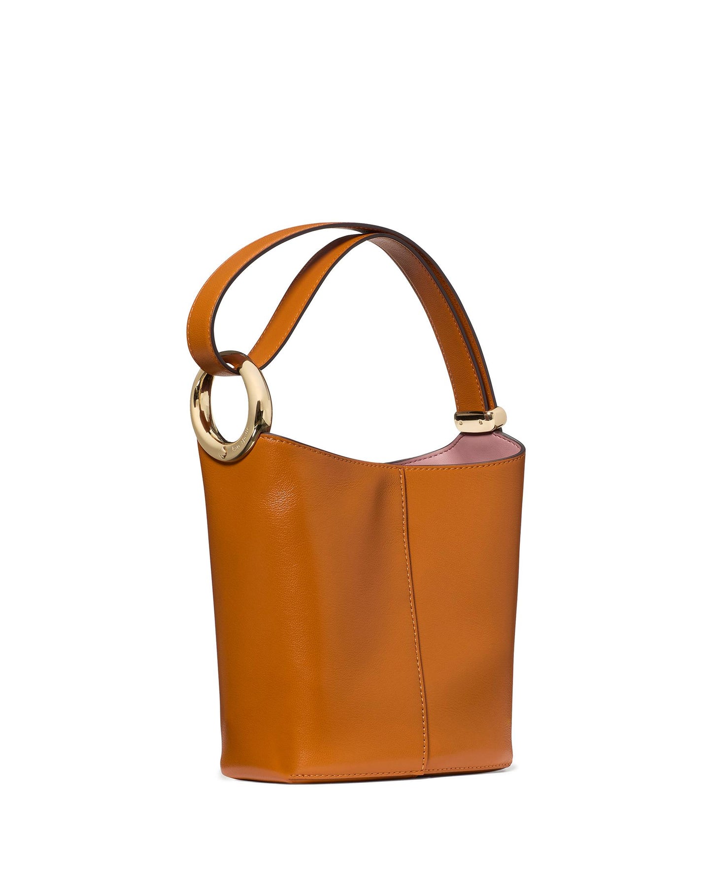 KM495-Halo Mini Bucket Bag-Baked Amber