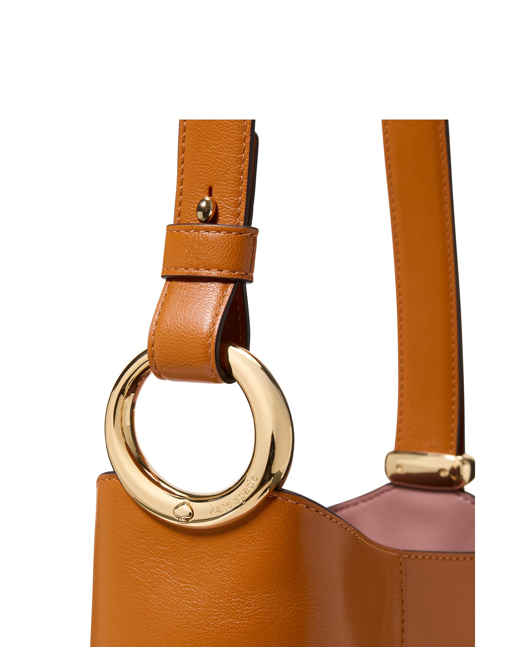KM495-Halo Mini Bucket Bag-Baked Amber