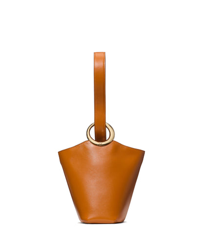 KM495-Halo Mini Bucket Bag-Baked Amber