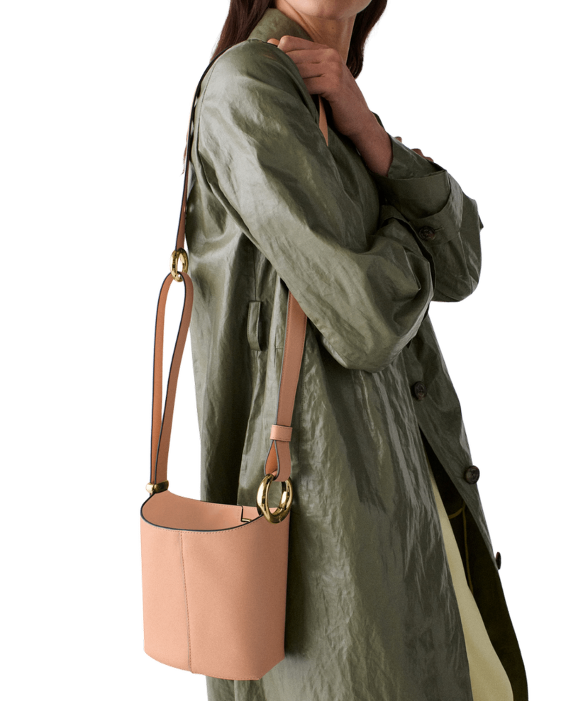 KM495-Halo Mini Bucket Bag-Light Cantaloupe