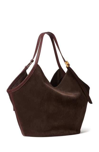 Deco Suede Xl Tulip Tote