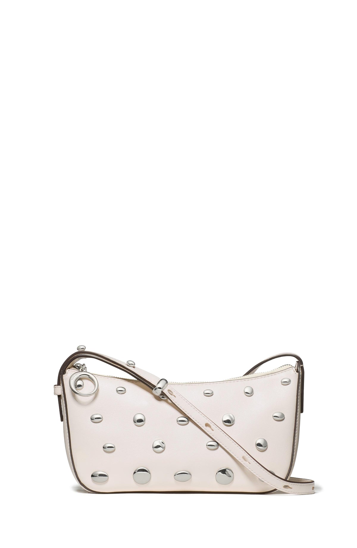 KM585-Halo Studded Crossbody-Cream