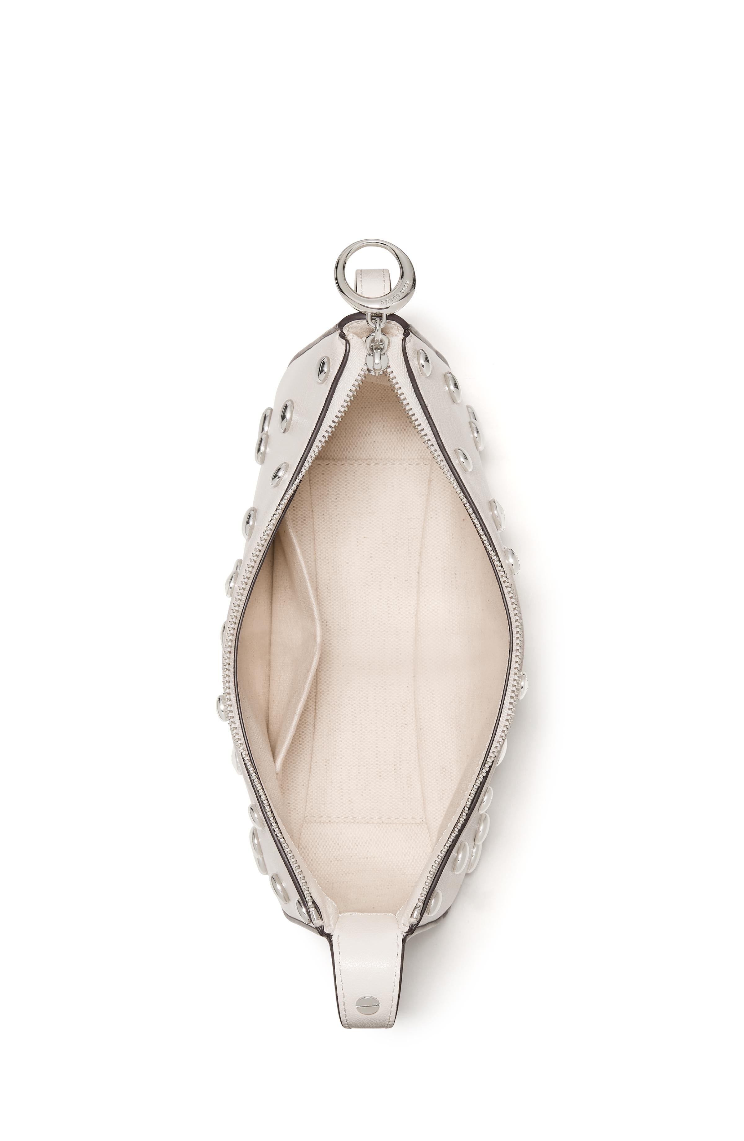 KM585-Halo Studded Crossbody-Cream