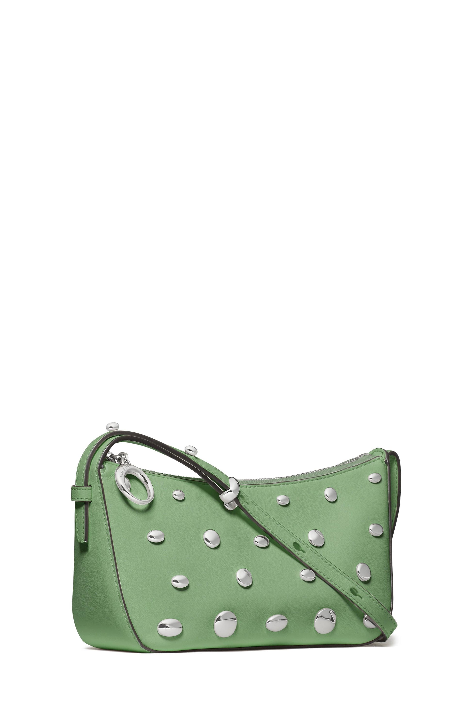 KM585-Halo Studded Crossbody-Crisp Sage