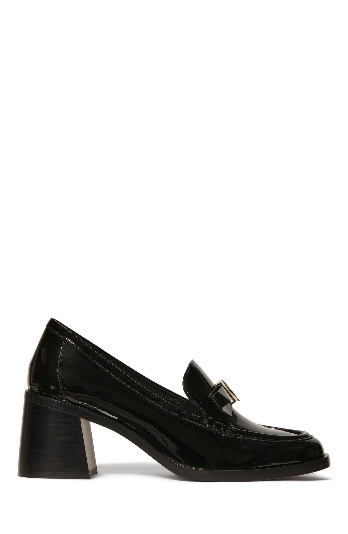 KM794-
Deco Bow Heeled Loafer-Black