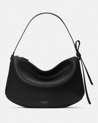 KM951-Loop Large Shoulder Bag-Black