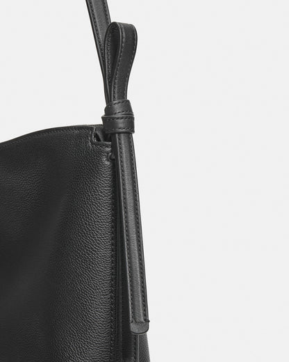 KM951-Loop Large Shoulder Bag-Black