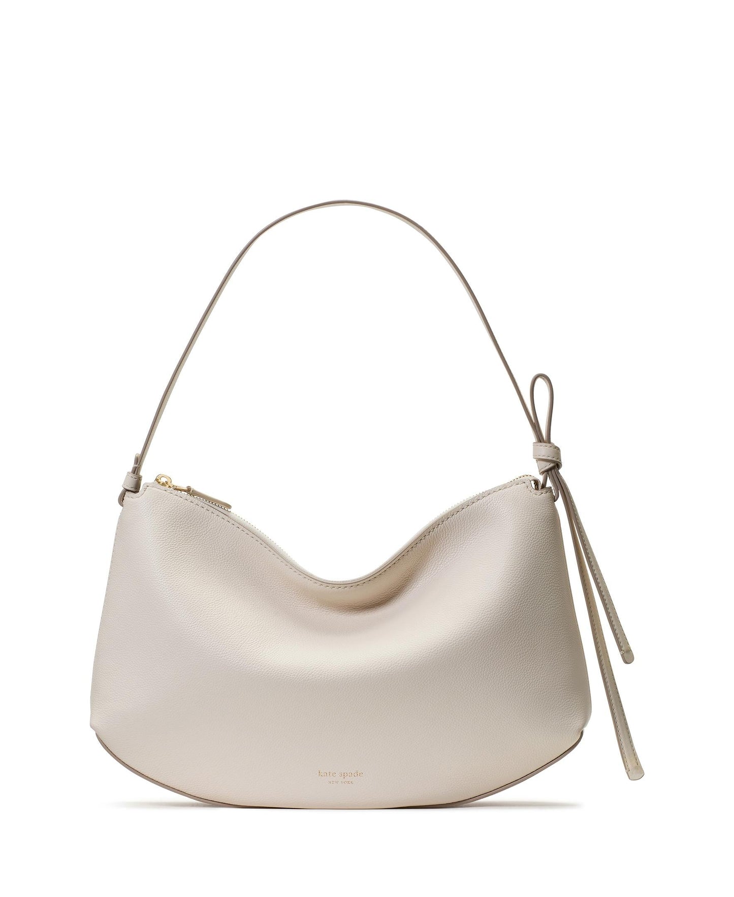 KM951-Loop Large Shoulder Bag-Cashew Milk
