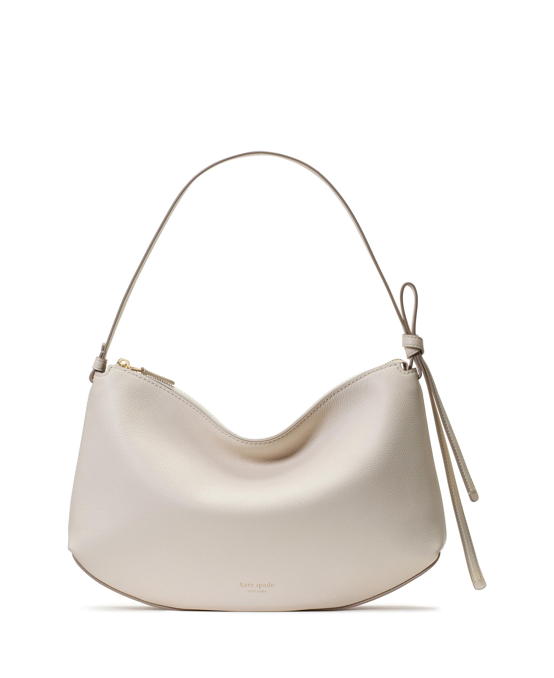 KM951-Loop Large Shoulder Bag-Cashew Milk