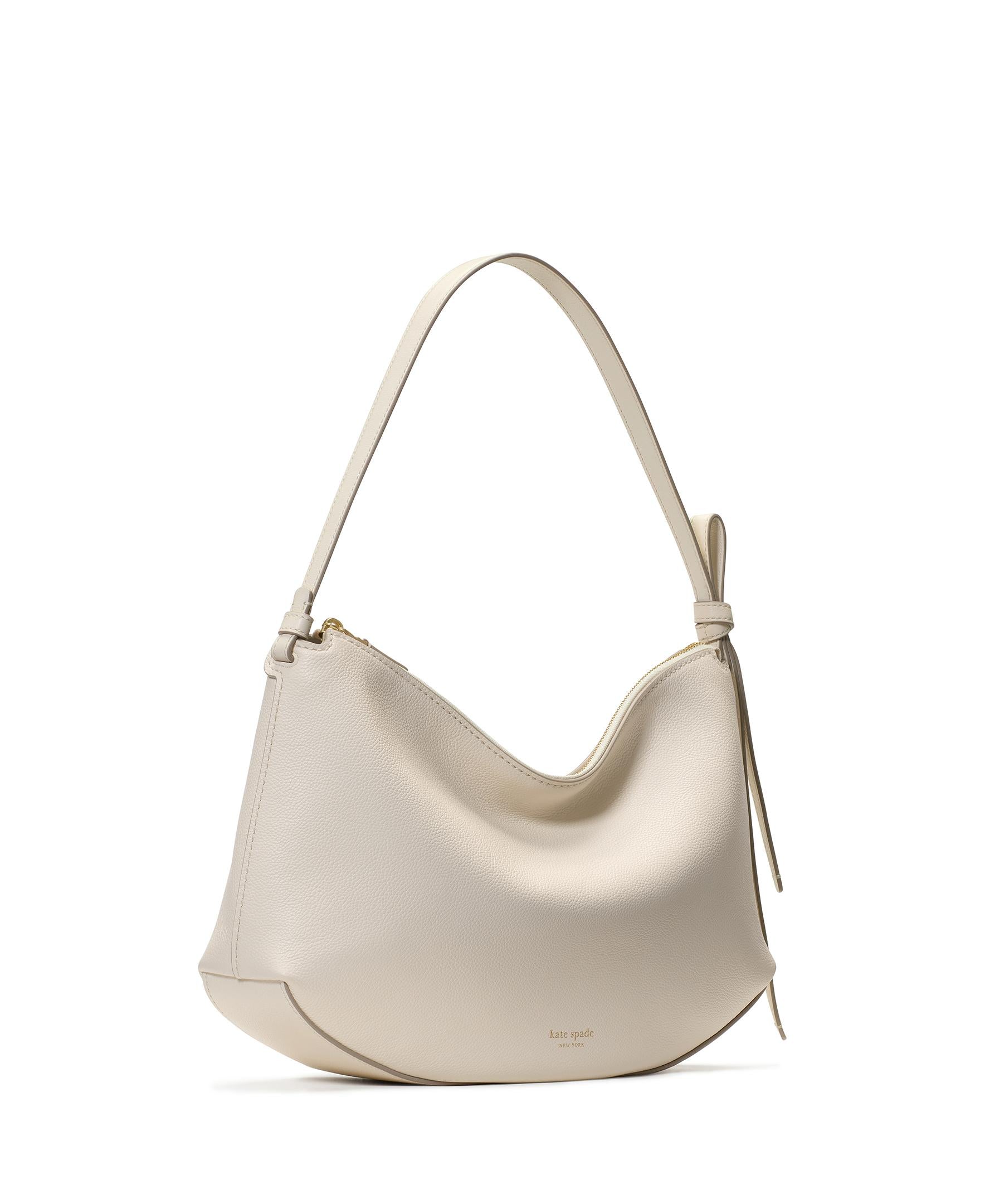 KM951-Loop Large Shoulder Bag-Cashew Milk
