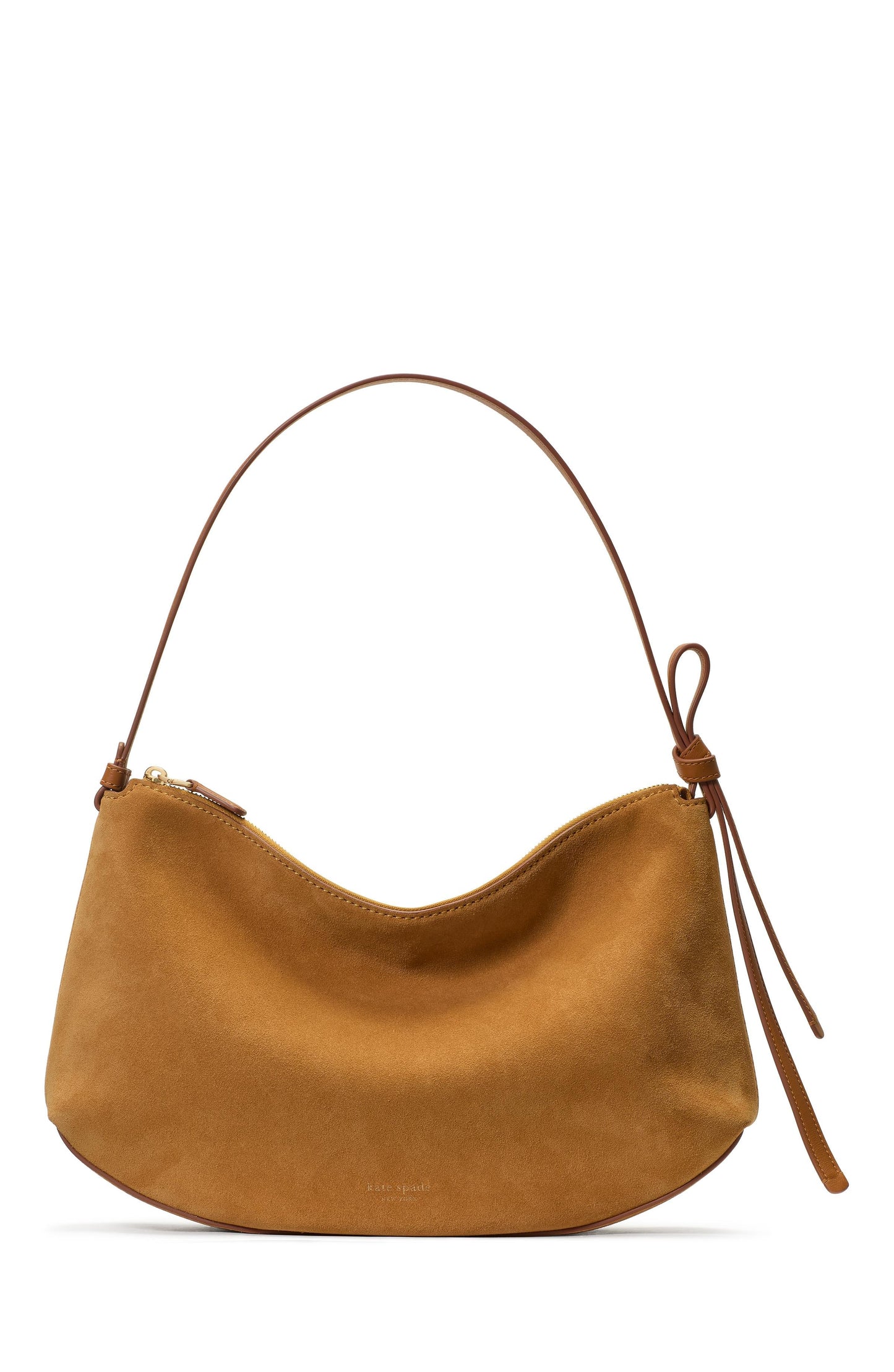 KM953-Loop Suede Large Shoulder Bag-Hickory Bark