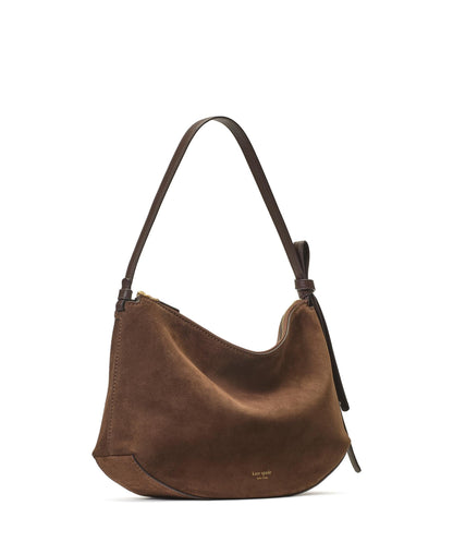 KM953-Loop Suede Large Shoulder Bag-Hot Fudge Multi